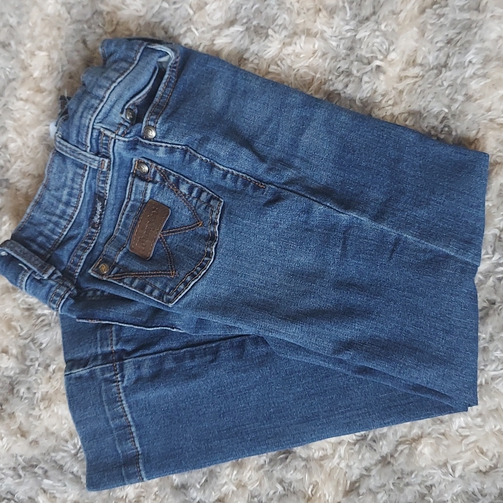 Girls wrangler trouser jeans size 6X regular